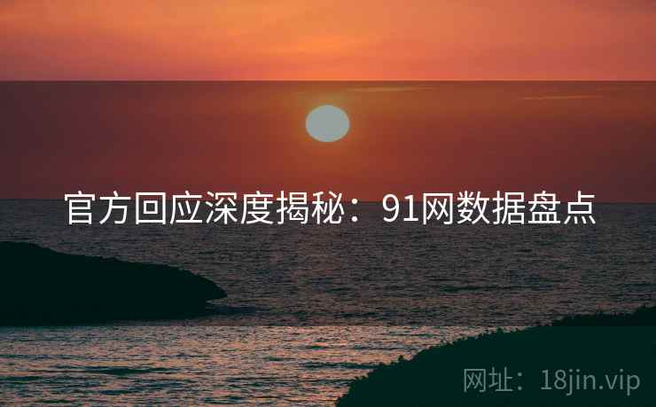 官方回应深度揭秘：91网数据盘点